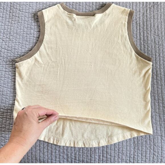 Billie Eilish Get Away From Me Ringer Tank Size Large ORGANIC Cotton MErCh - Picture 6 of 7